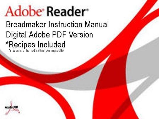 Product picture Toastmaster Parts model TBR15 instruction manual   recipes tbr 15.pdf